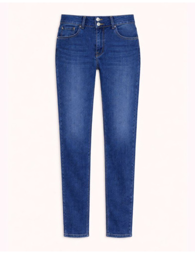 Jean long droit BLEU Femme