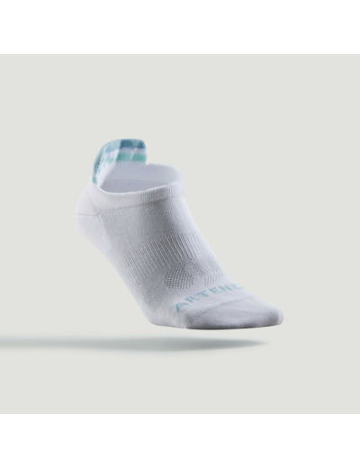 CHAUSSETTES DE SPORT BASSES ARTENGO RS 160 VERT BLANC VERT LOT DE 3
