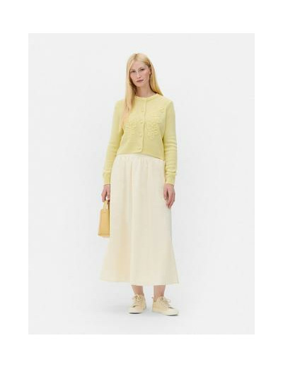 Gilet court à fleurs