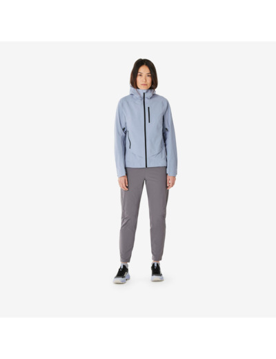 Veste de randonnée imperméable et légère femme, MH900 violet