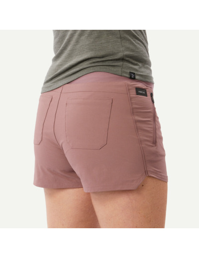 Short court de trekking Femme - TRAVEL 900 rose