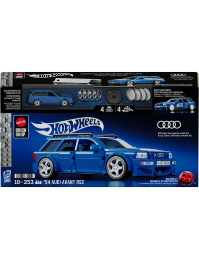 AUDI 94 VANT RS2 À CONSTRUIRE HOT WHEELS - MATTEL BRICK SHOP