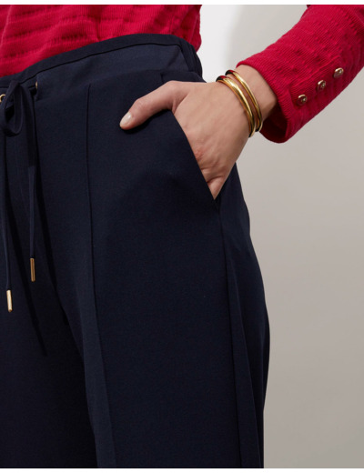 Pantalon long uni MARINE Femme