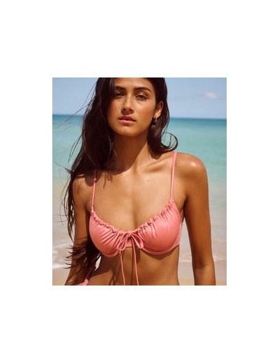 Maillot de bain corbeille matière irisée effet mouillé