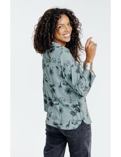 Chemise imprimé jungle