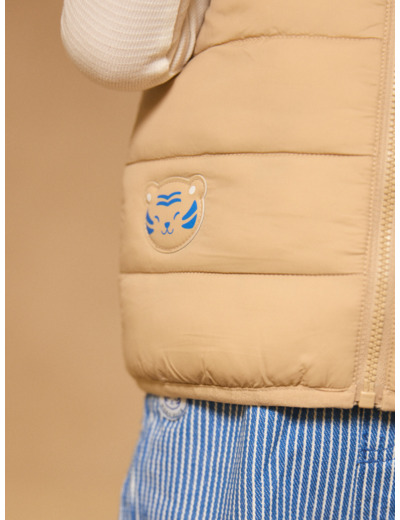 Doudoune matelassé réversible chat