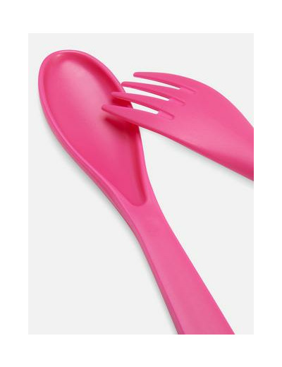 Lot de 2 couverts réutilisables en plastique