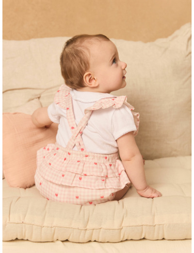 Ensemble body et barbotteuse en gaze de coton