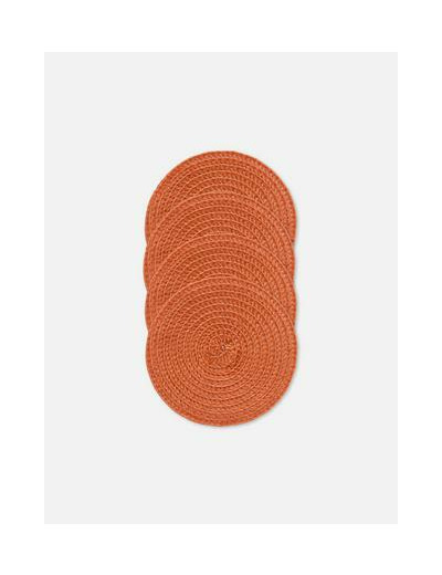 4 sous-verres tissés ronds