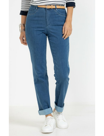 Pantacourt broderies fantaisies