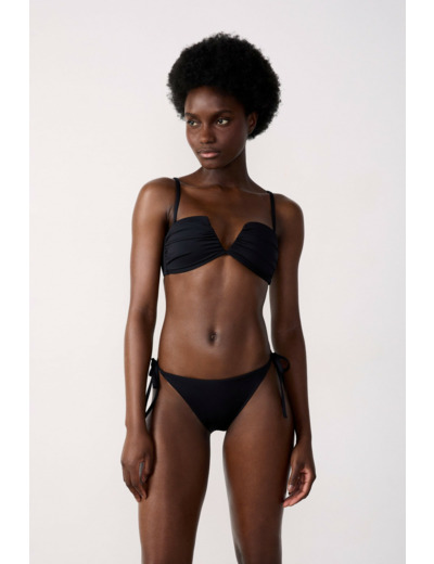 Culotte de bikini ficelle bas de maillot à nouer