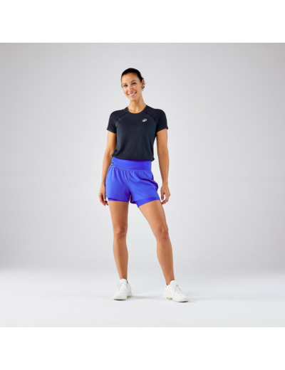 Short de tennis hip ball femme - TSH DRY HIP BALL F Bleu électrique