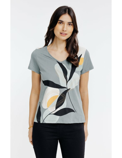 Tee-shirt imprimé manches courtes