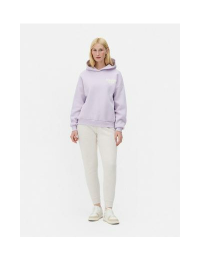 Sweat à capuche oversize à message