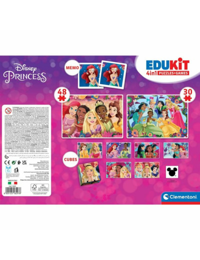 EDUKIT 4 EN 1 DISNEY PRINCESSE