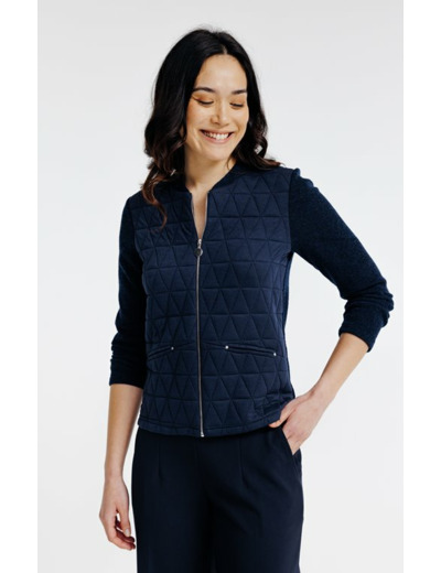 Cardigan avec matelassage