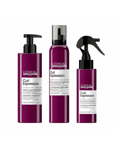 Trio coiffant pour cheveux bouclés à frisés Curl Expression