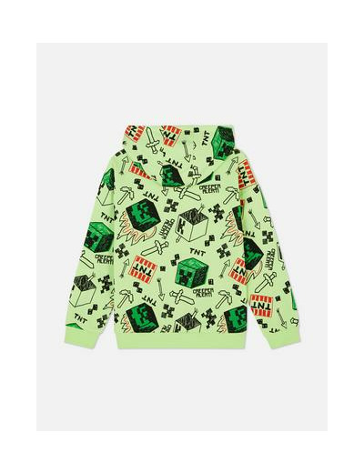 Sweat à capuche graphique Minecraft