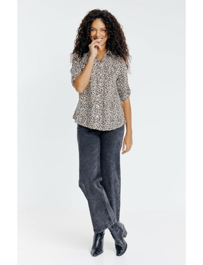 Chemise imprimé léopard