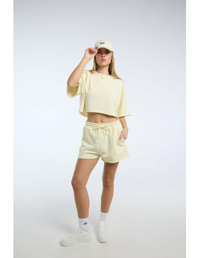 Sweatshirt à l'aspect brillant