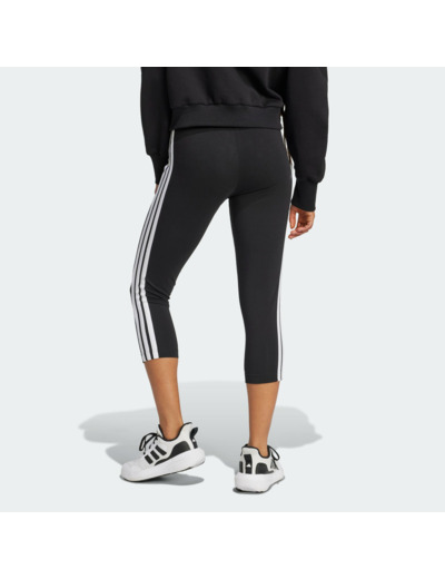Legging de fitness en coton pour femme, noir