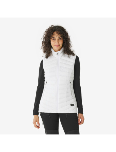Doudoune sans manche en duvet de trek montagne - MT100 - femme