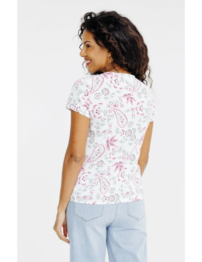 Tee-shirt imprimé manches courtes