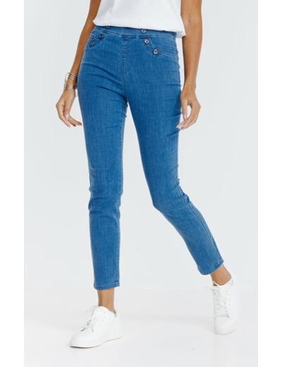 Pantalon tregging boutons fantaisies