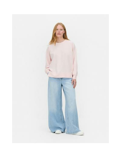 Sweat-shirt décontracté fendu sur le côté