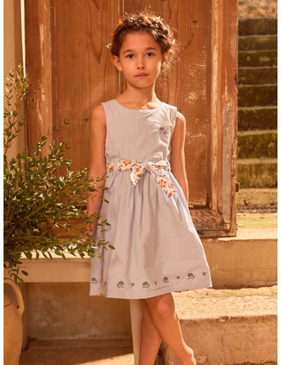 Robe réversible à fleurs