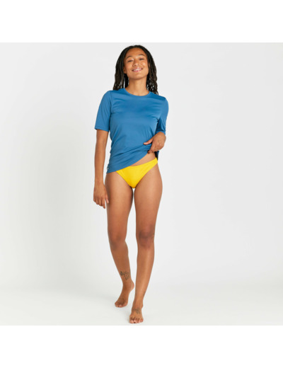 Tee shirt anti uv manches courtes Femme - Malou bleu
