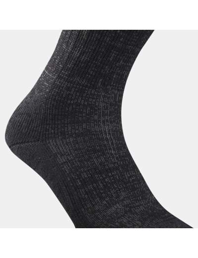 Chaussettes de randonnée chaudes, SH900 Mid noir