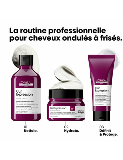 Shampooing crème lavante Curl Expression - Hydratant intensif 300ml