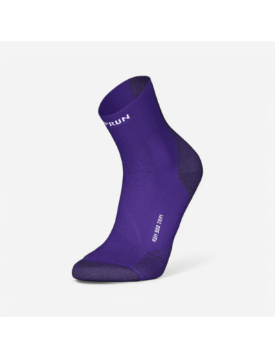 Chaussettes de running KIPRUN run900 épaisses mid violettes
