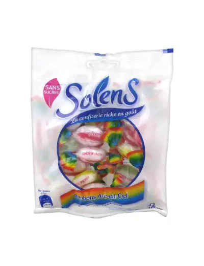 Solens Tendre Enfance Bonbon Arc En Ciel Tutti Frutti Sachet De 100 G
