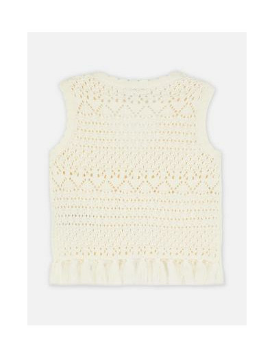 Gilet de costume tricoté à boutons