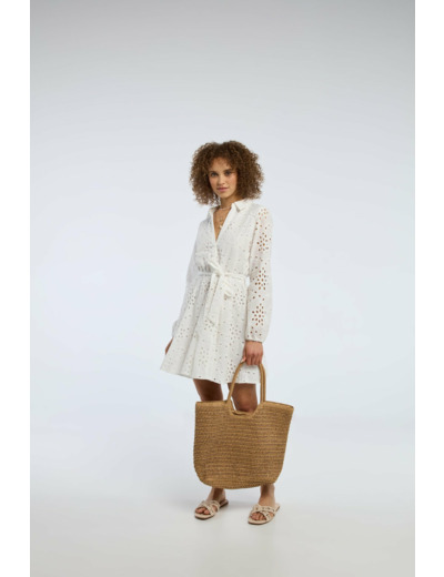 Robe midi en viscose