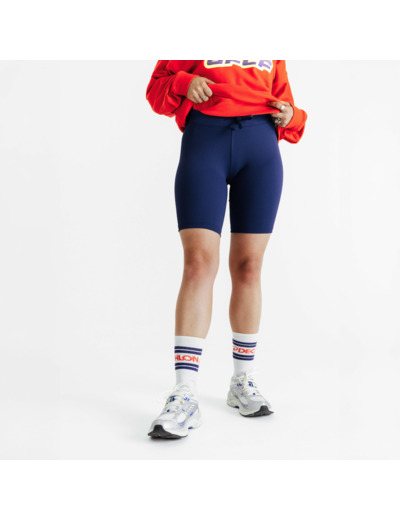 Short cycliste Femme Decathlon AFLF, Bleu