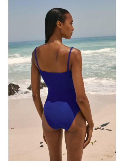 Maillot de bain 1 pièce extensible avec bijou métallique,Maillot de bain 1 pièce extensible avec bijou métallique;${refinementColor}