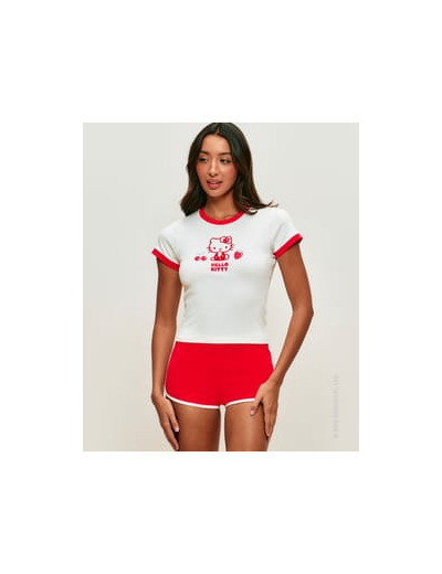 Short en jersey avec broderie Hello Kitty