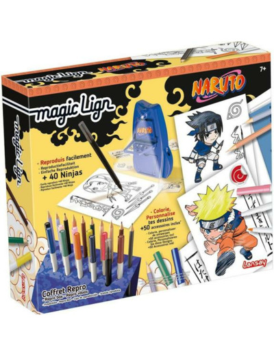 MAGIC LIGN COFFRET REPRODUCTION DESSIN NARUTO