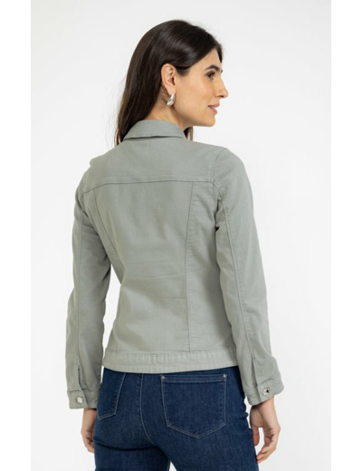 Veste en coton viscose brodée