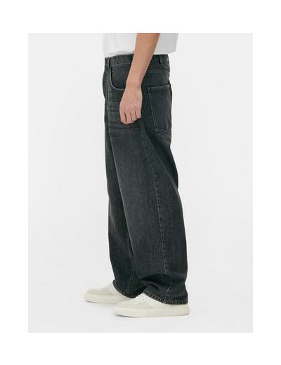 Jean baggy taille haute