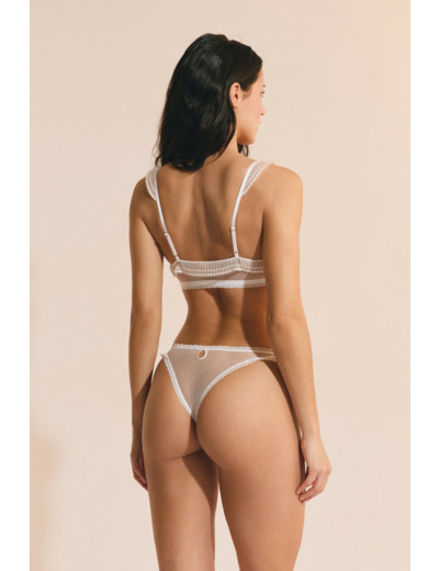 Soutien-gorge brassière avec broderie,Soutien-gorge brassière avec broderie;${refinementColor}