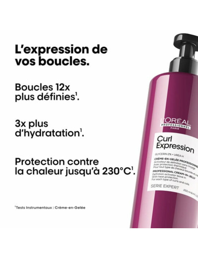 Crème en gelée Curl Expression - Définition des boucles