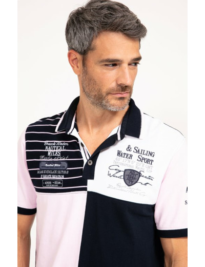 Polo manches courtes Quadro