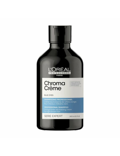 Shampooing neutralisant pour cheveux bruns Chroma Crème bleu