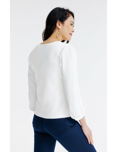 Cardigan avec boutons martelés