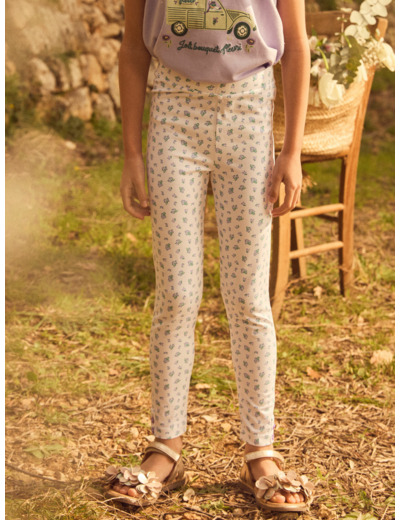 Legging Fleurs