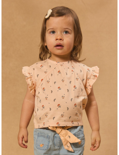 Tshirt fluide fleuri